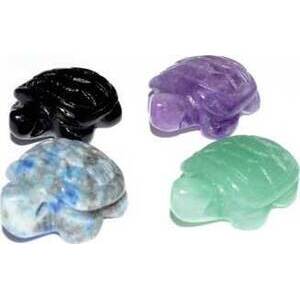 (set of 12) 15mm Turtle various stones