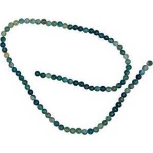 4mm Moss Agate beads