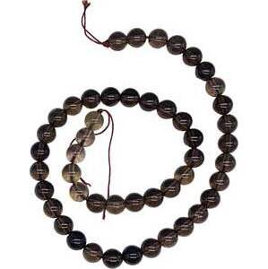 8mm Smoky Quartz beads