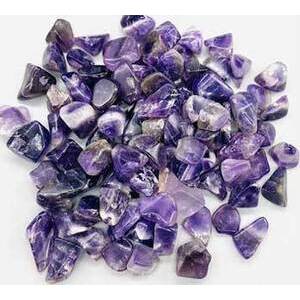 1 lb Chevron Amethyst tumbled chips 8-12mm 1 lb Chevron Amethyst tumbled chips 8-12mm