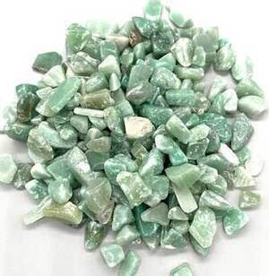 1 lb Aventurine, Green tumbled chips 8-12mm