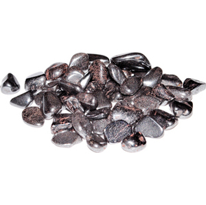 1 lb Hematite tumbled chips 3-5mm