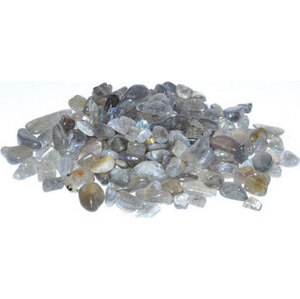 1 lb Labradorite tumbled chips 6-8mm 1 lb Labradorite tumbled chips 6-8mm