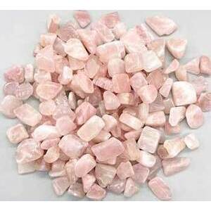 1 lb Rose Quartz tumbled chips 8-12mm 1 lb Rose Quartz tumbled chips 8-12mm
