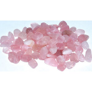 1 lb Rose Quartz tumbled chips 6-8mm