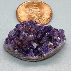 1" Amethyst Marquise druse cabochon