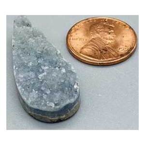 1 1/2" Amethyst Tear druse cabochon 1 1/2" Amethyst Tear druse cabochon