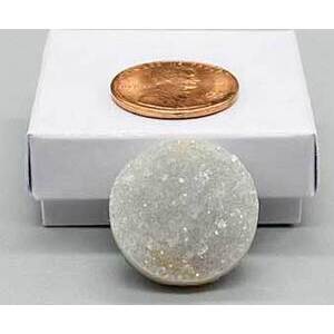 1" Amethyst Circle druse cabochon 1" Amethyst Circle druse cabochon