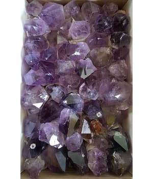 Flat Of Amethyst Points