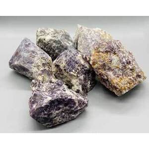 ~5# Flat of Lepidolite, polished top ~5# Flat of Lepidolite, polished top