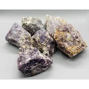 ~5# Flat of Lepidolite, polished top