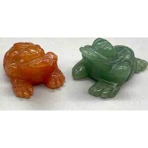 (set of 2) Prosperity Frog