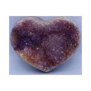 X-large Heart Puffed Druze Agate