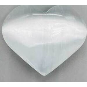 3" Selenite heart