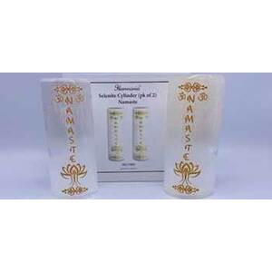 Namaste Selenite harmonizer (set of 2)