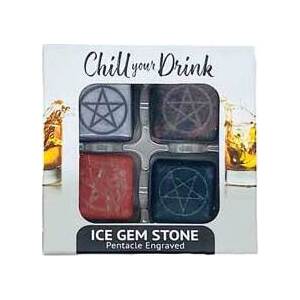 (set of 4) Pentagram ice gemstones