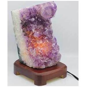 Amethyst Druse lamp