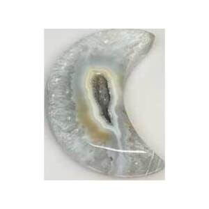 small Moon Druse Agate Geode