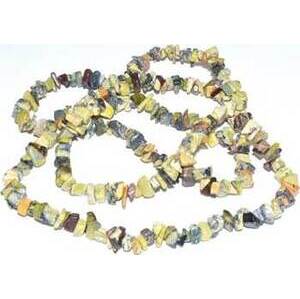 32" Turquoise, Yellow chip necklace 32" Turquoise, Yellow chip necklace