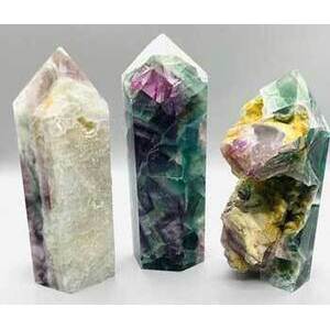 ~1.8# Fluorite, natural 1 side obelisk ~1.8# Fluorite, natural 1 side obelisk