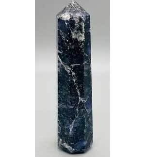 3-4" Iolite W Black Mica obelisk