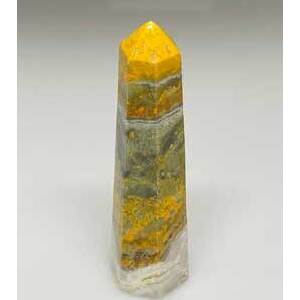 4"+ Jasper, Bumble Bee obelisk