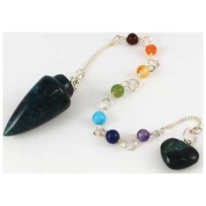 Bloodstone 7 Chakra Pendulum
