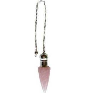 Rose Quartz Chambered pendulum