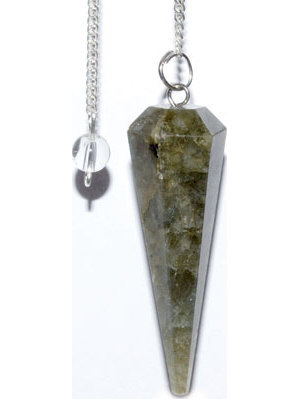 6-sided Labradorite pendulum