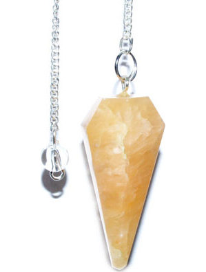 6-sided Yellow Aventurine pendulum 6-sided Yellow Aventurine pendulum