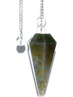 6-sided Moss Agate pendulum 6-sided Moss Agate pendulum
