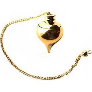 gold plated pendulum w Compartment