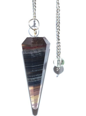 6-sided Multi Fluorite pendulum 6-sided Multi Fluorite pendulum