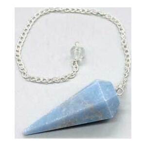 6-sided Angelite pendulum