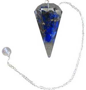 Lapis Orgone pendulum