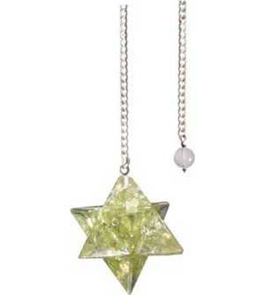 Merkaba Peridot Orgone pendulum