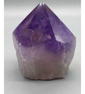 Amethyst top polished point