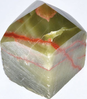 Aragonite, Green top polished point
