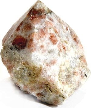 Sunstone top polished point