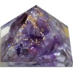 25-30mm Orgone Amethyst Pyramid