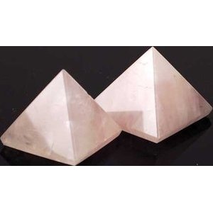 25-30mm Rose Quartz Pyramid