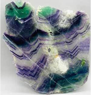 1.2-1.6# Fluorite slices 1.2-1.6# Fluorite slices