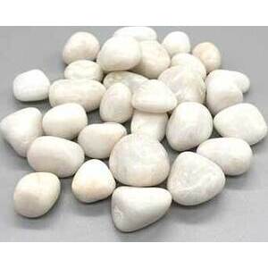 1 lb Agate, Whitw tumbled stones