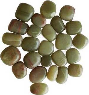 1 lb Aragonite, Green Tumbled Stones 1 lb Aragonite, Green Tumbled Stones