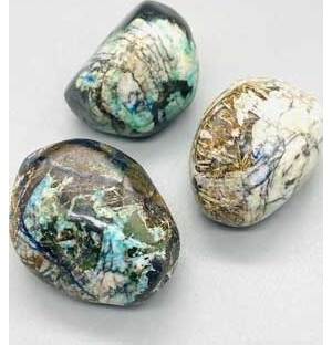 1 lb Azurite/Malachite tumbled stones