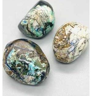 1 lb Azurite/Malachite tumbled stones 1 lb Azurite/Malachite tumbled stones