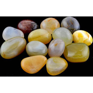 1 Lb Banded Agate Tumbled Stones