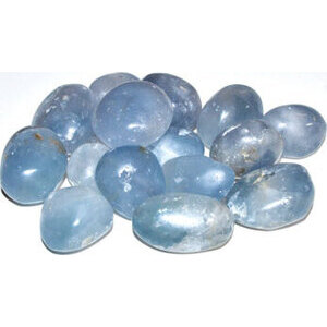 1 lb Celestite tumbled stones 1 lb Celestite tumbled stones