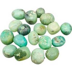 1 lb Chrysoprase, Green tumbled stones