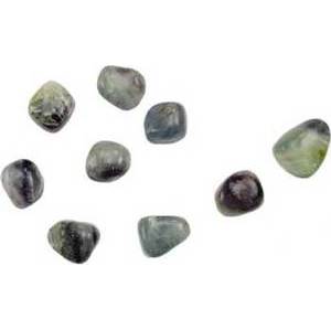 1 Lb Rainbow Fluorite Tumbled Stones